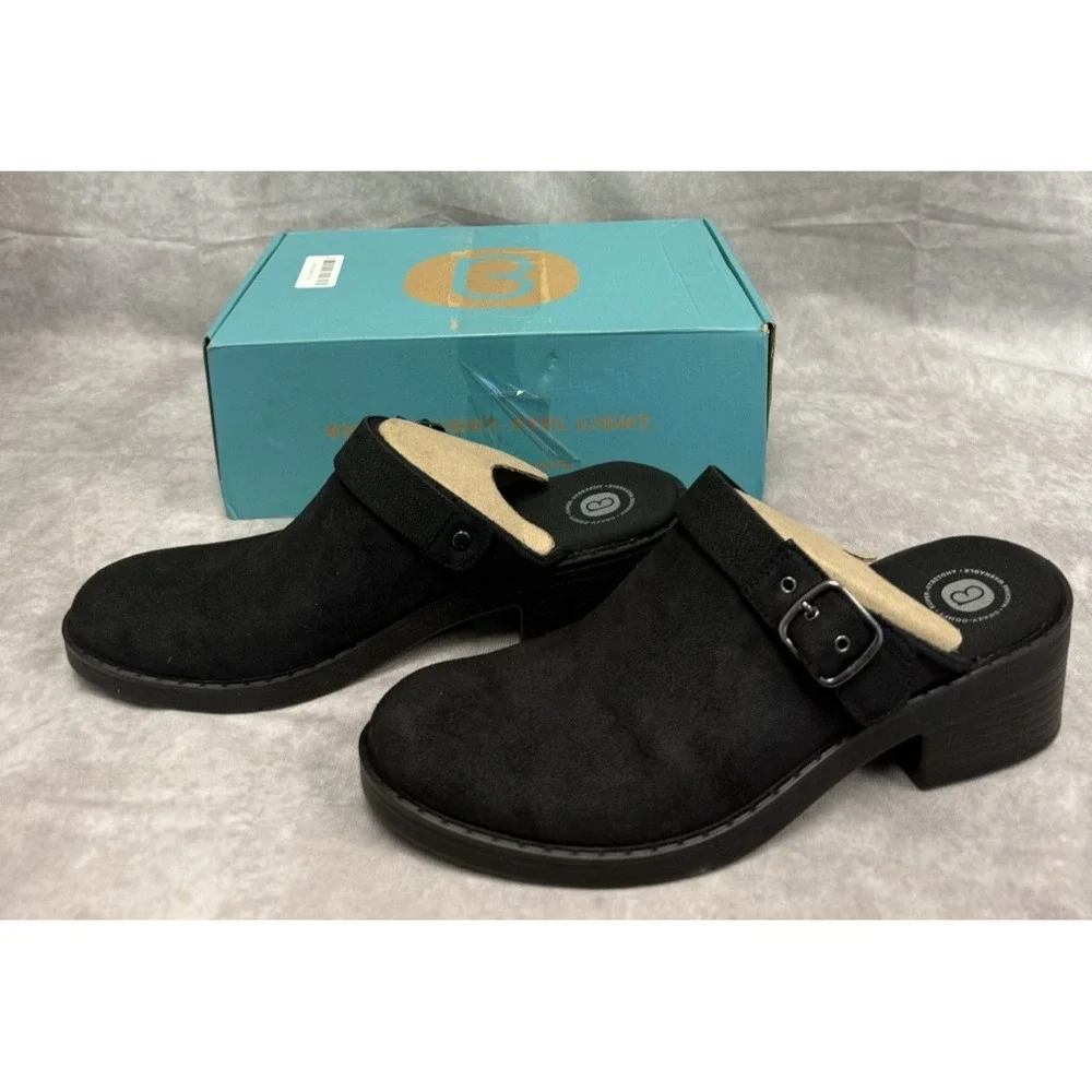 Bzees Cloud‑Tech Black Slip‑On Womens Size 11 - Picture 2 of 5